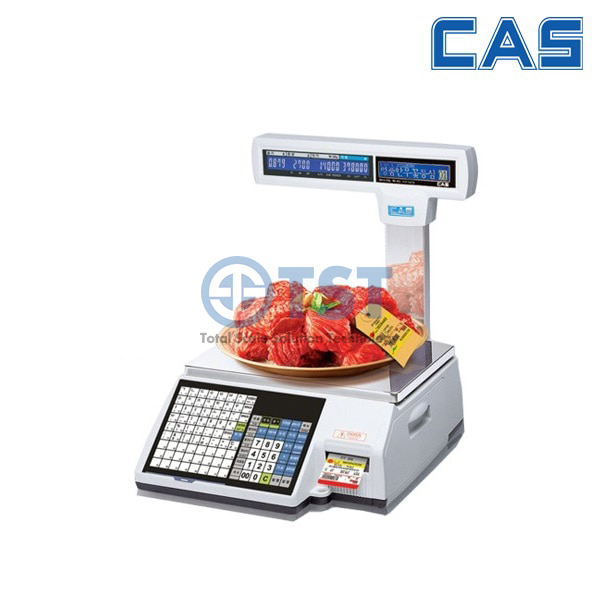 CAS 카스전자저울 CL5500-15P 라벨프린팅 전자저울 / 정육점저울 / 소고기이력저울 / 바코드전자저울