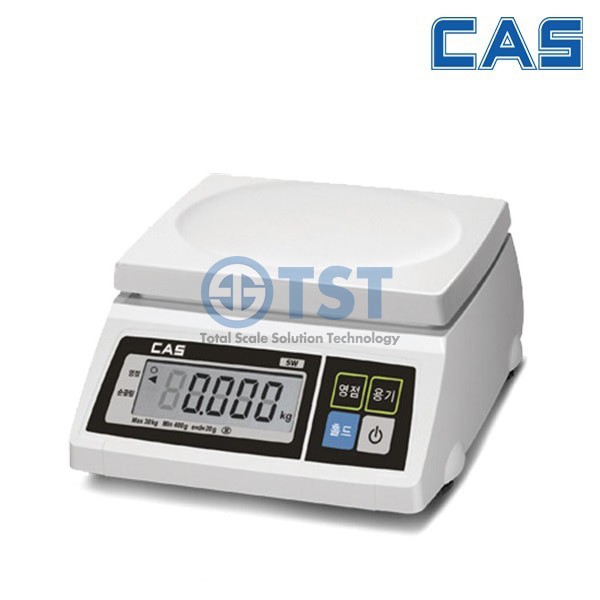 CAS 카스전자저울 SW-1 / SW-1S / 02 / 05 / 10 / 20 / 30 / 중량저울 주방용 전자저울 2kg 5kg 10kg 20kg 30kg