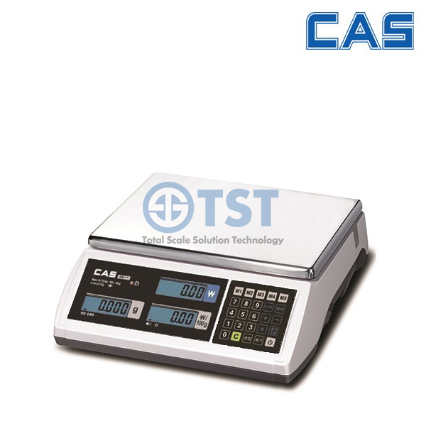 카스전자저울 ER-CB(플랫형) 가격표시저울 / 유통형저울 /마트 /시장 /청과 /정육점 /요금저울 /전자저울 / ER-15 / ER-15CB /