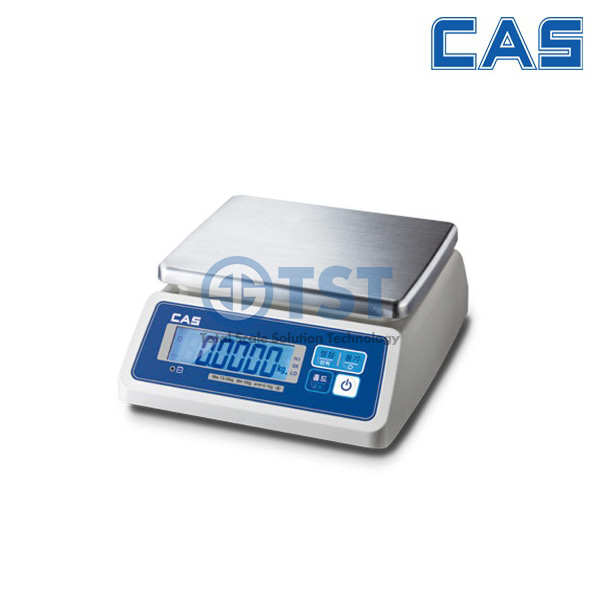 CAS 카스전자저울 SWII-CW / SWII-3CW / 6CW / 15CW / 30CW / 3kg-30kg / 방수형 / 단순중량  / 수산시장 / 식품 / 주방 / 생선